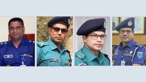 পালিয়ে থাকায় চাকরি হারালেন পুলিশের আরও ৬ কর্মকর্তা