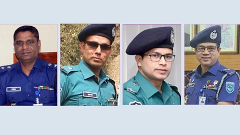 পালিয়ে থাকায় চাকরি হারালেন পুলিশের আরও ৬ কর্মকর্তা