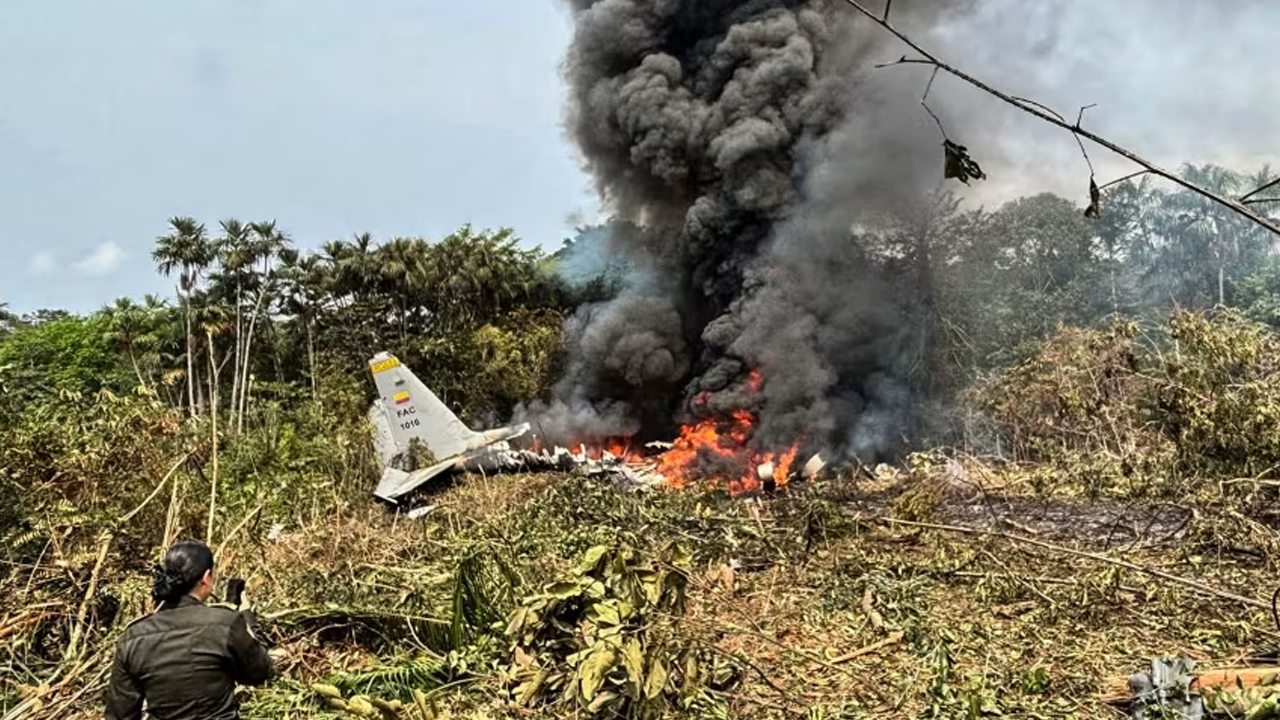 কলম্বিয়ায় সামরিক বিমান বিধ্বস্ত, নিহত অন্তত ৬৬