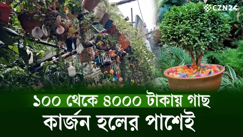 ক্যাকটাস থেকে বনসাই—কার্জন হলের পাশেই গাছের দারুণ ঠিকানা