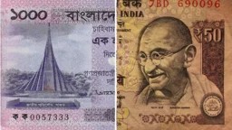 ভারতীয় রুপির বিপরীতে শক্তিশালী হচ্ছে টাকা