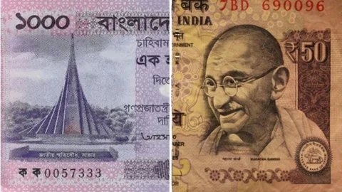 ভারতীয় রুপির বিপরীতে শক্তিশালী হচ্ছে টাকা