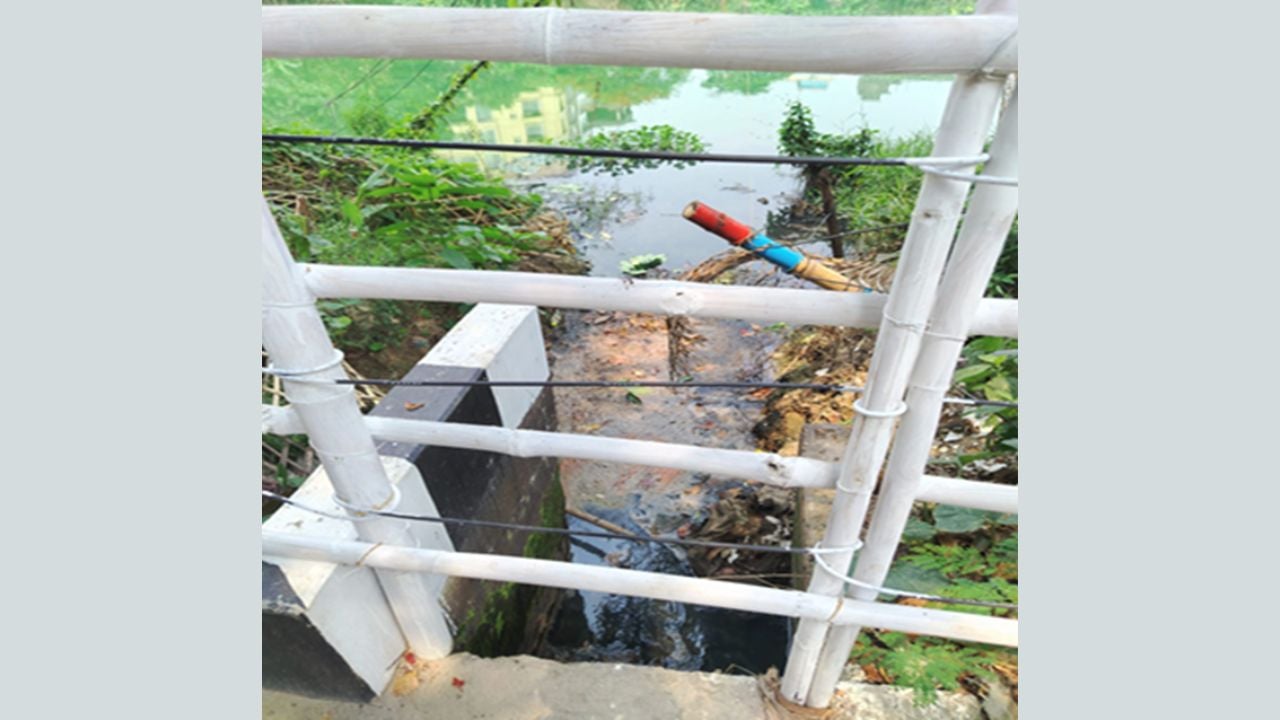 ১২ পথে গুলশান লেকে ঢুকছে বাসাবাড়ির পয়ঃবর্জ্য (3)