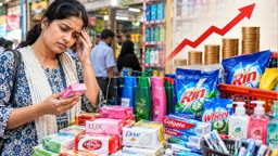 নিত্যপণ্যের চড়া বাজারে বাড়তি চাপ টয়লেট্রিজে