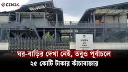 পূর্বাচলে জনমানবশূন্য এলাকায় ২৫ কোটি টাকার বাজার