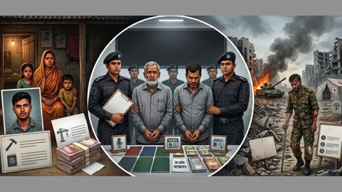 বাংলাদেশি যুবকদের ইউক্রেন যুদ্ধে ঠেলে দেওয়ার অভিযোগে গ্রেপ্তার ২