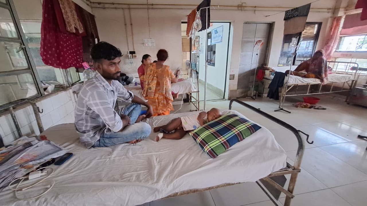 সংক্রামক ব্যাধি হাসপাতালে কমছে হামের রোগী