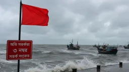 বঙ্গোপসাগরে লঘুচাপ, সমুদ্রবন্দরে ৩ নম্বর সতর্ক সংকেত