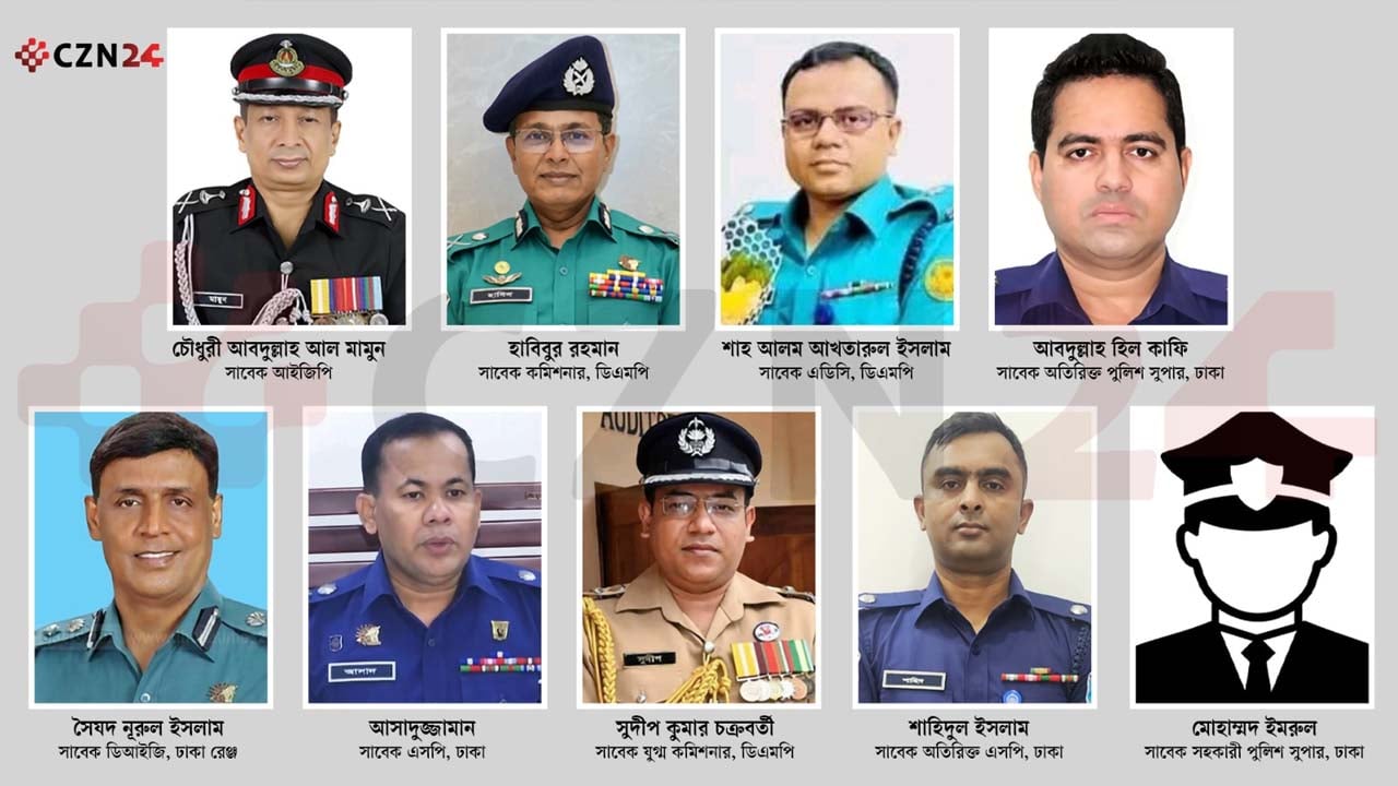 বরখাস্ত হচ্ছেন সাজাপ্রাপ্ত ৯ পুলিশ কর্মকর্তা 