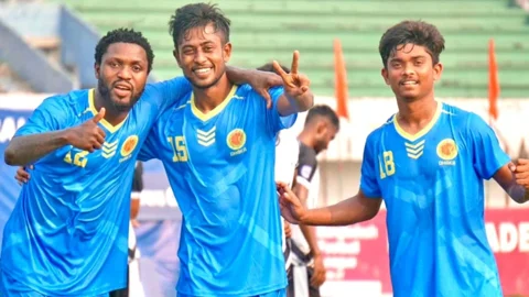 দ্বিতীয় ম্যাচেই আবাহনীর বড় জয়