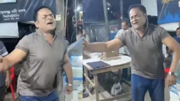 মধ্যরাতে থানার সামনে এএসআইয়ের নাচ-গানের ভিডিও ভাইরাল