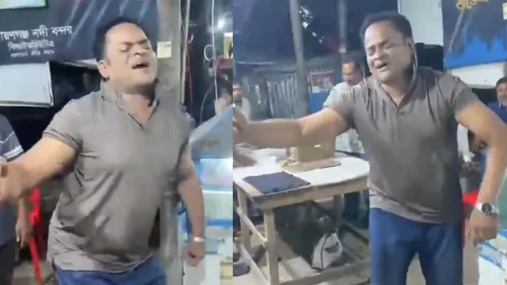 মধ্যরাতে থানার সামনে এএসআইয়ের নাচ-গানের ভিডিও ভাইরাল