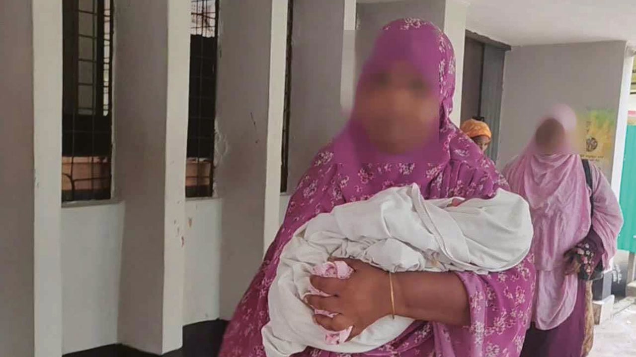 টাঙ্গাইলে জঙ্গলে পড়ে ছিলো নবজাতক