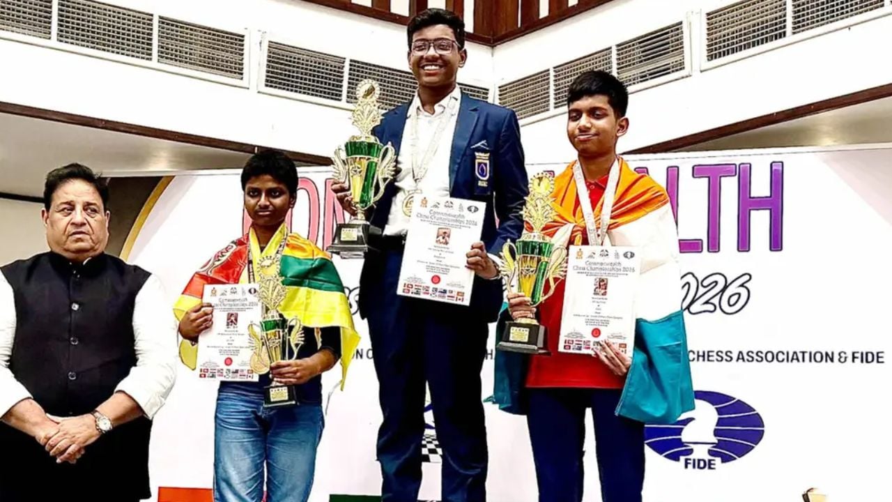 কমনওয়েলথ দাবায় স্বর্ণ জিতলেন সাকলাইন