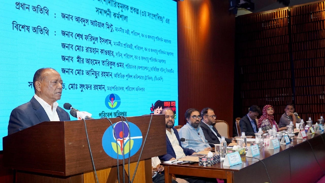 শব্দদূষণ মানুষের স্বাস্থ্যঝুঁকি বাড়াচ্ছে: পরিবেশ মন্ত্রী
