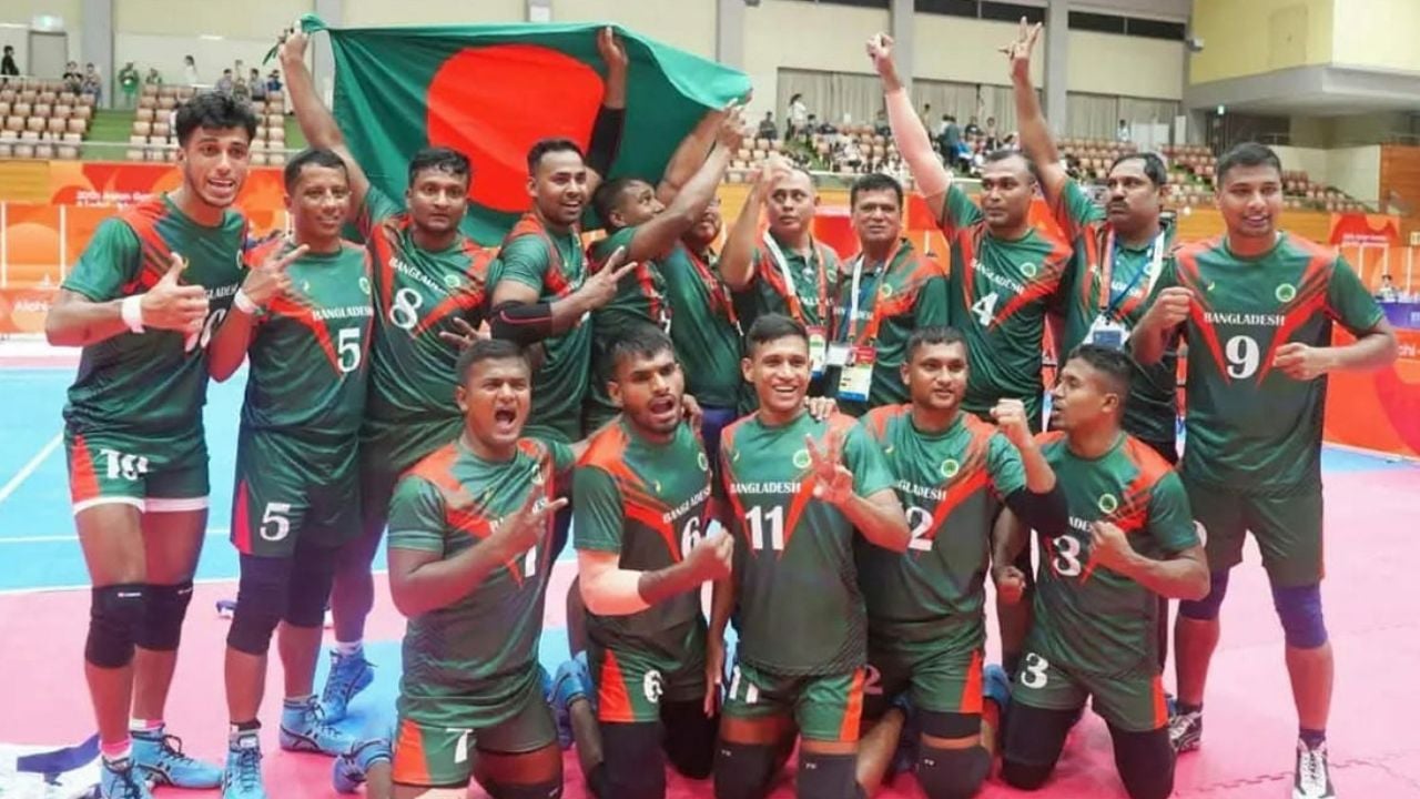 এশিয়ান গেমসে পদকের স্বপ্ন দেখাচ্ছে কাবাডি