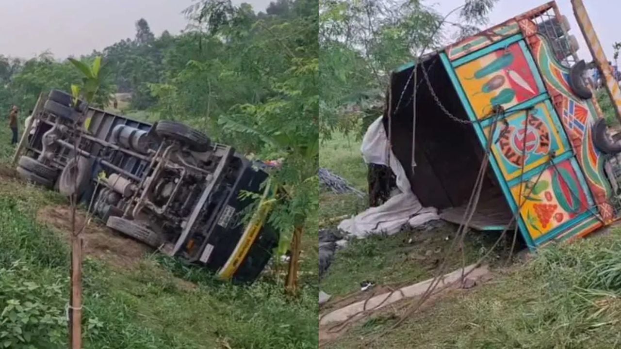 ঢাকা-টাঙ্গাইল মহাসড়কে ট্রাক উল্টে নিহত ১৫