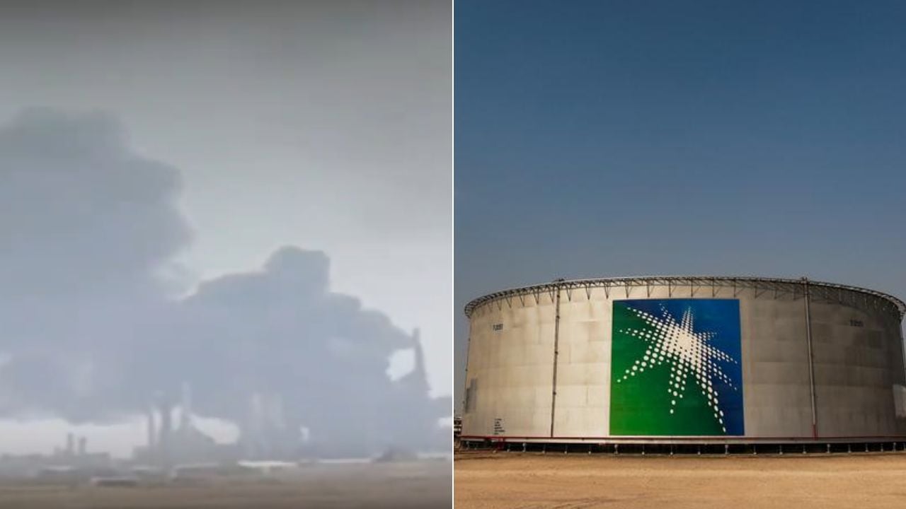 রিয়াদে আরামকোর তেল শোধনাগারে আগুন