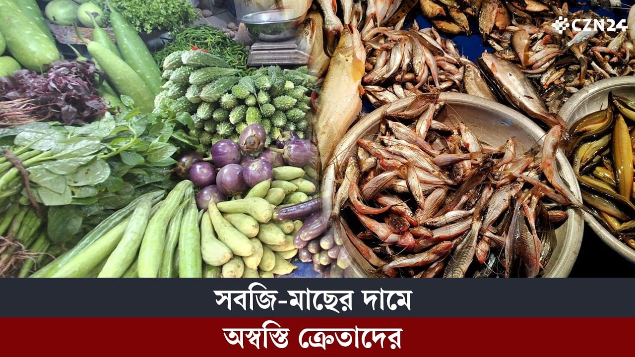 সবজির বাজার এখনো চড়া, মাছের দামেও অস্বস্তি