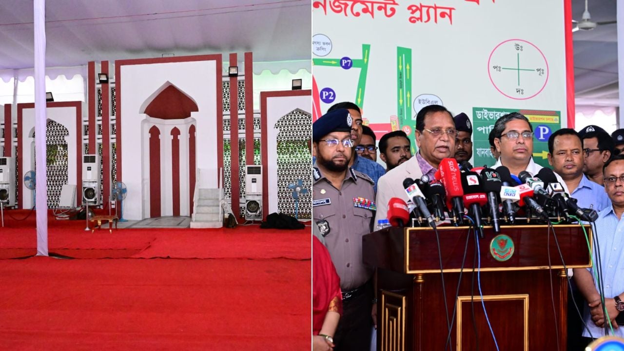 জাতীয় ঈদগাহে প্রধান জামাত সকাল সাড়ে ৭টায়