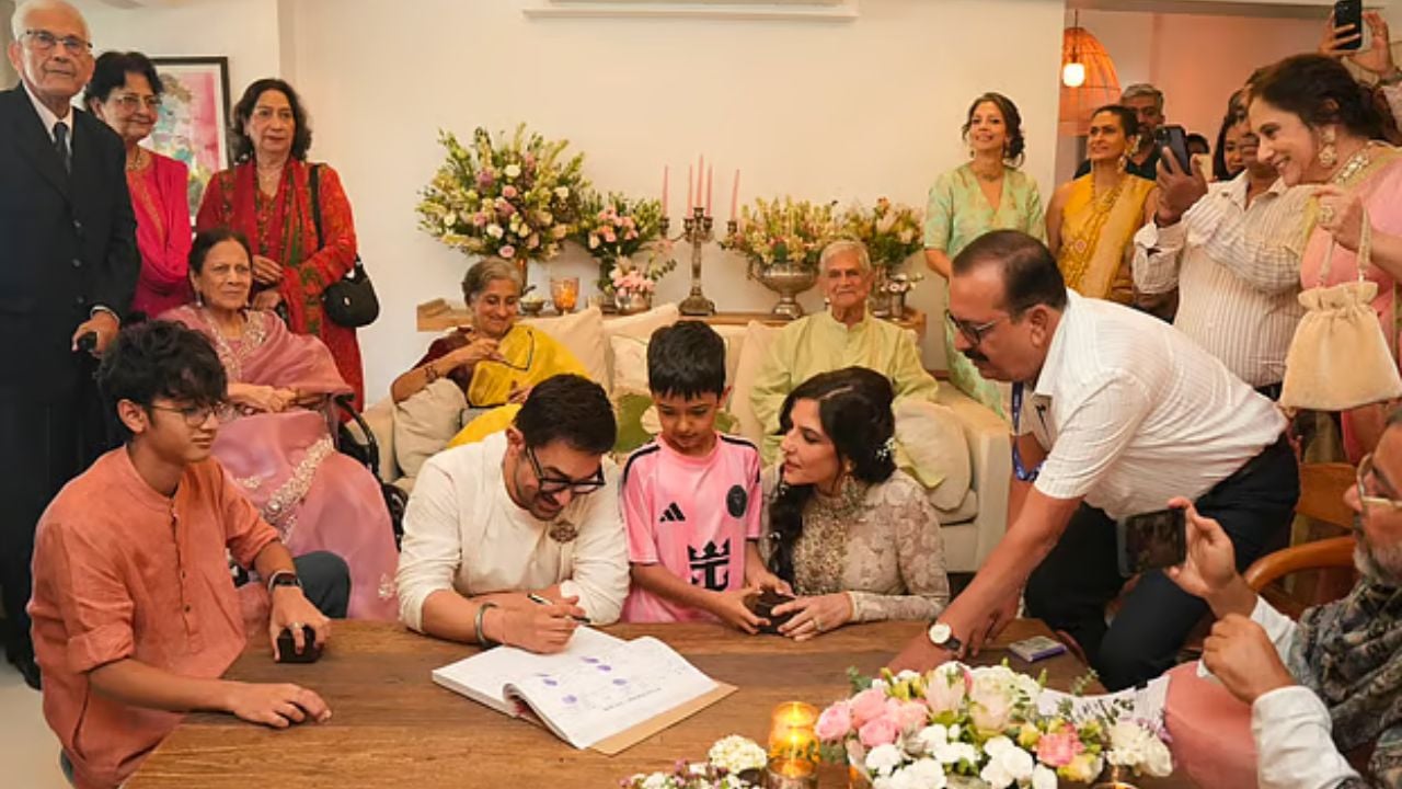 তৃতীয় বিয়ে সারলেন আমির খান