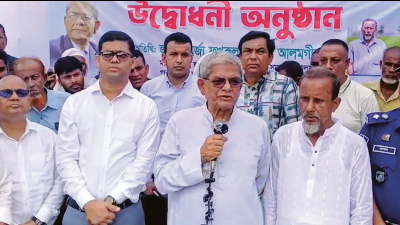 সারাদেশে ছড়িয়ে দেওয়া হবে সলেমানের সোলার সেচ পাম্প: মির্জা ফখরুল