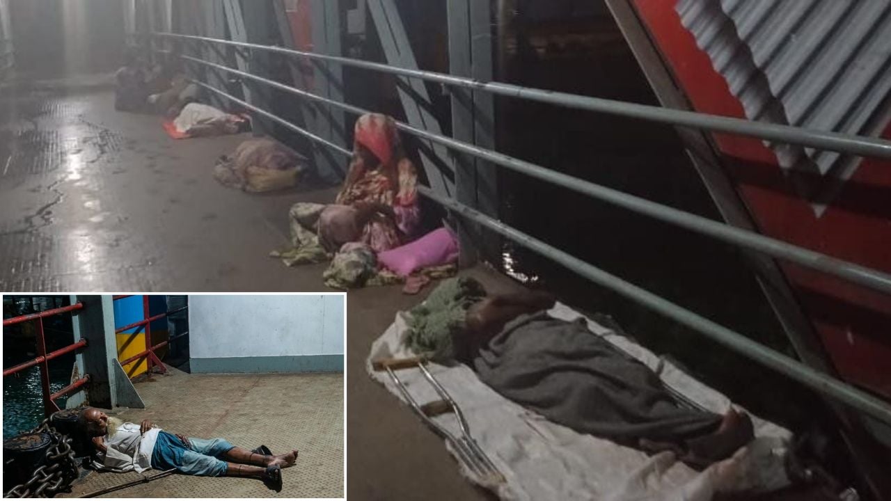 সদরঘাটের ফুটপাত যাদের বিছানা