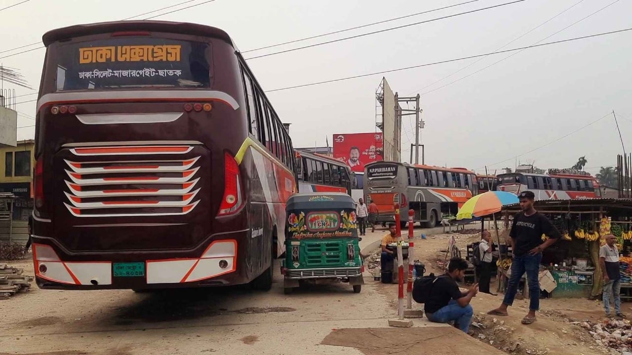 হবিগঞ্জে পরিবহন ধর্মঘট স্থগিত, বাস চলাচল স্বাভাবিক