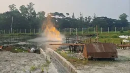 নোয়াখালীতে নতুন কূপে মিললো গ্যাসের সন্ধান