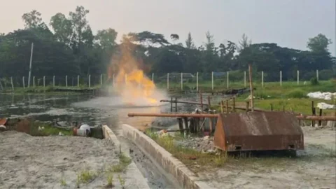 নোয়াখালীতে নতুন কূপে মিললো গ্যাসের সন্ধান
