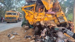 নাটোরে যাত্রীবাহী বাস ও ট্রাকের সংঘর্ষে নিহত বেড়ে ১৪