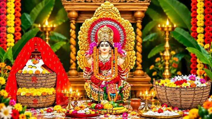 আজ লক্ষ্মীপূজা