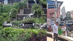 অযত্নে রাজধানীর ‘মালিটোলা পার্ক’, দৃষ্টিনন্দন ফোয়ারা এখন ময়লার ভাগাড়