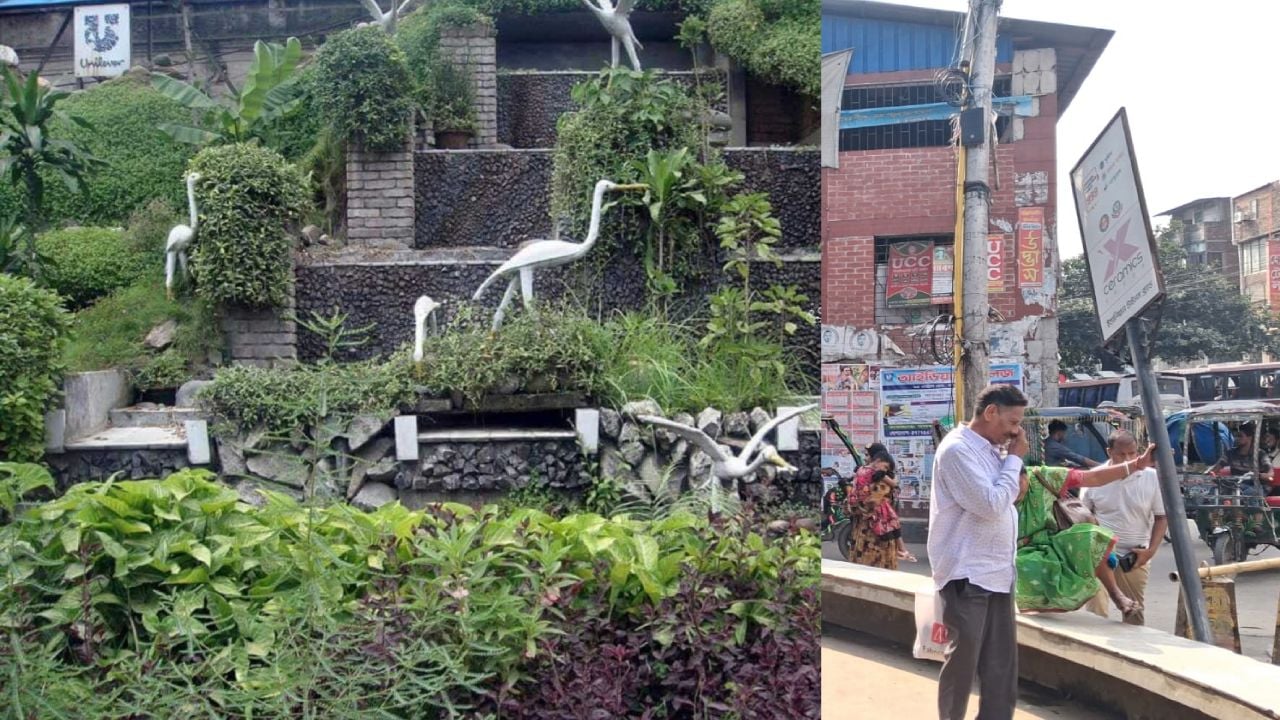 অযত্নে রাজধানীর ‘মালিটোলা পার্ক’, দৃষ্টিনন্দন ফোয়ারা এখন ময়লার ভাগাড়