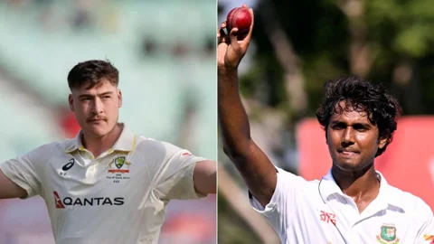 ক্যারিয়ার সেরা র্যাঙ্কিংয়ে হাসান মাহমুদ, সেরা পঞ্চাশে রেনশ