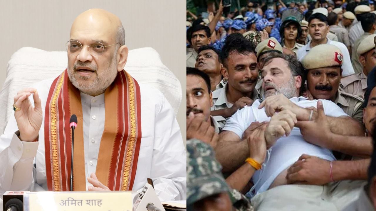 স্বরাষ্ট্রমন্ত্রী অমিত শাহের পদত্যাগসহ ৫ দাবি রাহুল গান্ধীর