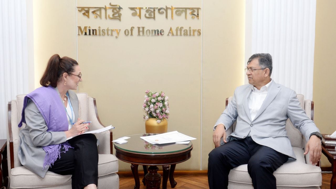 স্বরাষ্ট্রমন্ত্রীর সঙ্গে অভিবাসন সংস্থার নতুন চিফ অব মিশনের সাক্ষাৎ