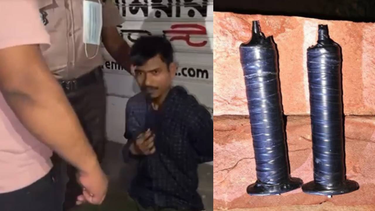 রাজধানীর ডেমরায় দুটি বোমা সাদৃশ্য বস্তুসহ যুবক গ্রেপ্তার