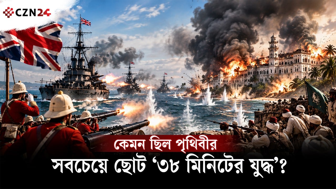 মাত্র ৩৮ মিনিটের যুদ্ধ! ইতিহাসের সবচেয়ে ছোট যুদ্ধ কীভাবে শেষ হয়েছিল?