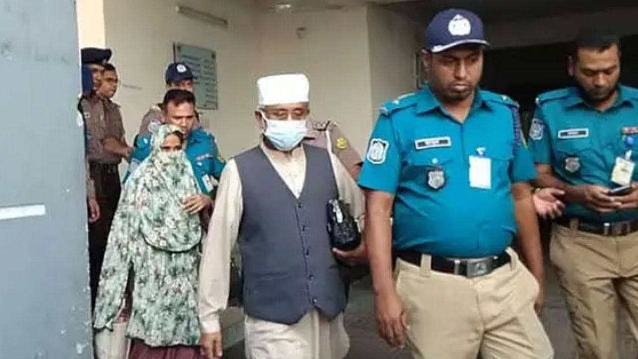পুলিশি হেফাজতে এমপি গাজী নজরুল ইসলাম ও তার প্রথম স্ত্রী মোছা. মাকছুদা বেগম