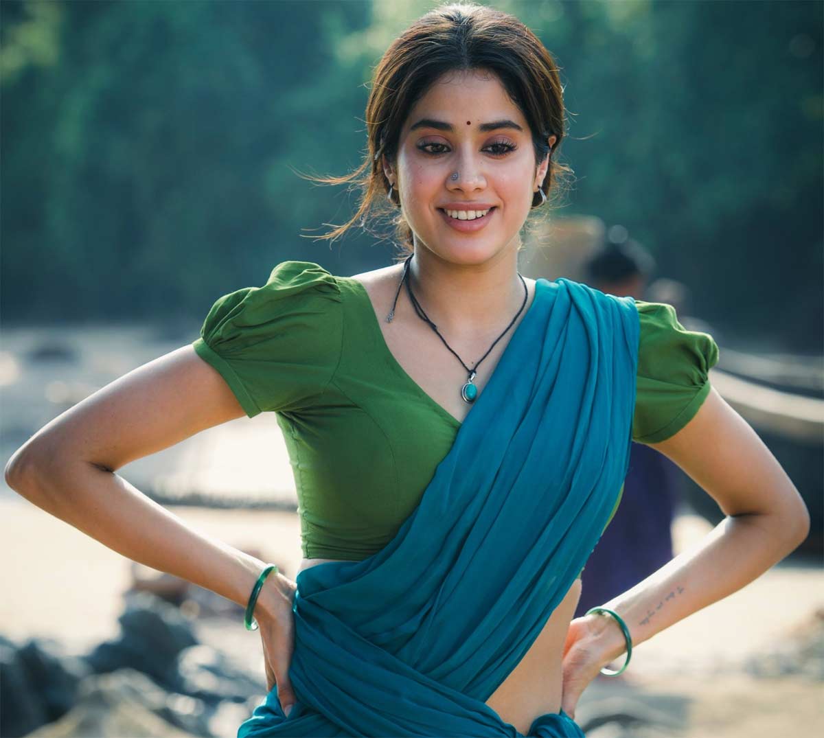 সিনেমার একটি দৃশ্যে জাহ্নবী