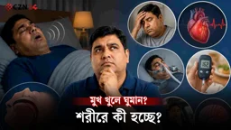 মুখ খুলে ঘুমান? শরীরে হতে পারে যেসব বিপদ!