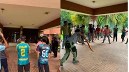 মাঠ-অবকাঠামো সংস্কারের দাবিতে জাবির প্রশাসনিক ভবনে তালা