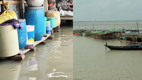 উজানের ঢলে বাড়ছে পদ্মার পানি, ৩ জেলার নিম্নাঞ্চল প্লাবিত