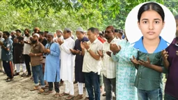 দাদার কবরের পাশে শায়িত হলো সেই স্কুলছাত্রী তাজমিন