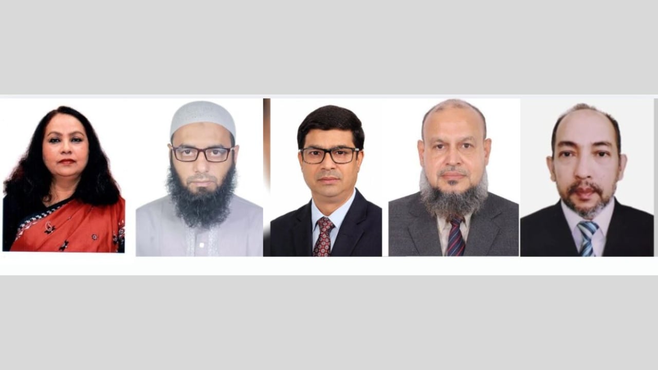 সচিব পদে পাঁচ কর্মকর্তার বদলি–পদোন্নতি