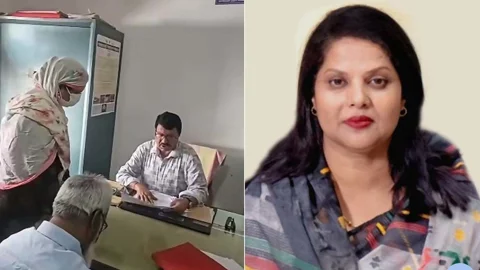ছদ্মবেশে ভূমি অফিসে ঢাকার ডিসি ফরিদা