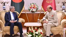 অভিন্ন নদীর পানি ন্যায্য বণ্টনে ভারতের প্রতি আহ্বান রাষ্ট্রপতির