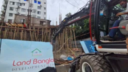 বাসাবোতে নির্মাণাধীন ভবনে রাজউকের অভিযান