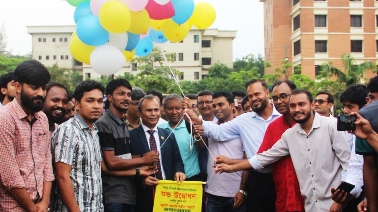 নজরুল বিশ্ববিদ্যালয়ে কেন্দ্রীয় খেলার মাঠ উদ্বোধন